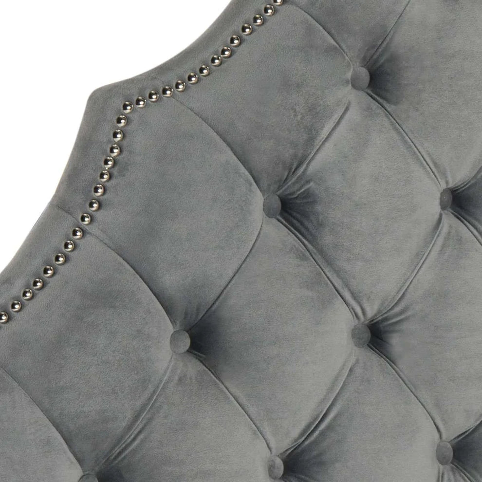 Safavieh Arebelle Twin Headboard Twin Size - Pewter | Headboards | Modishstore - 3