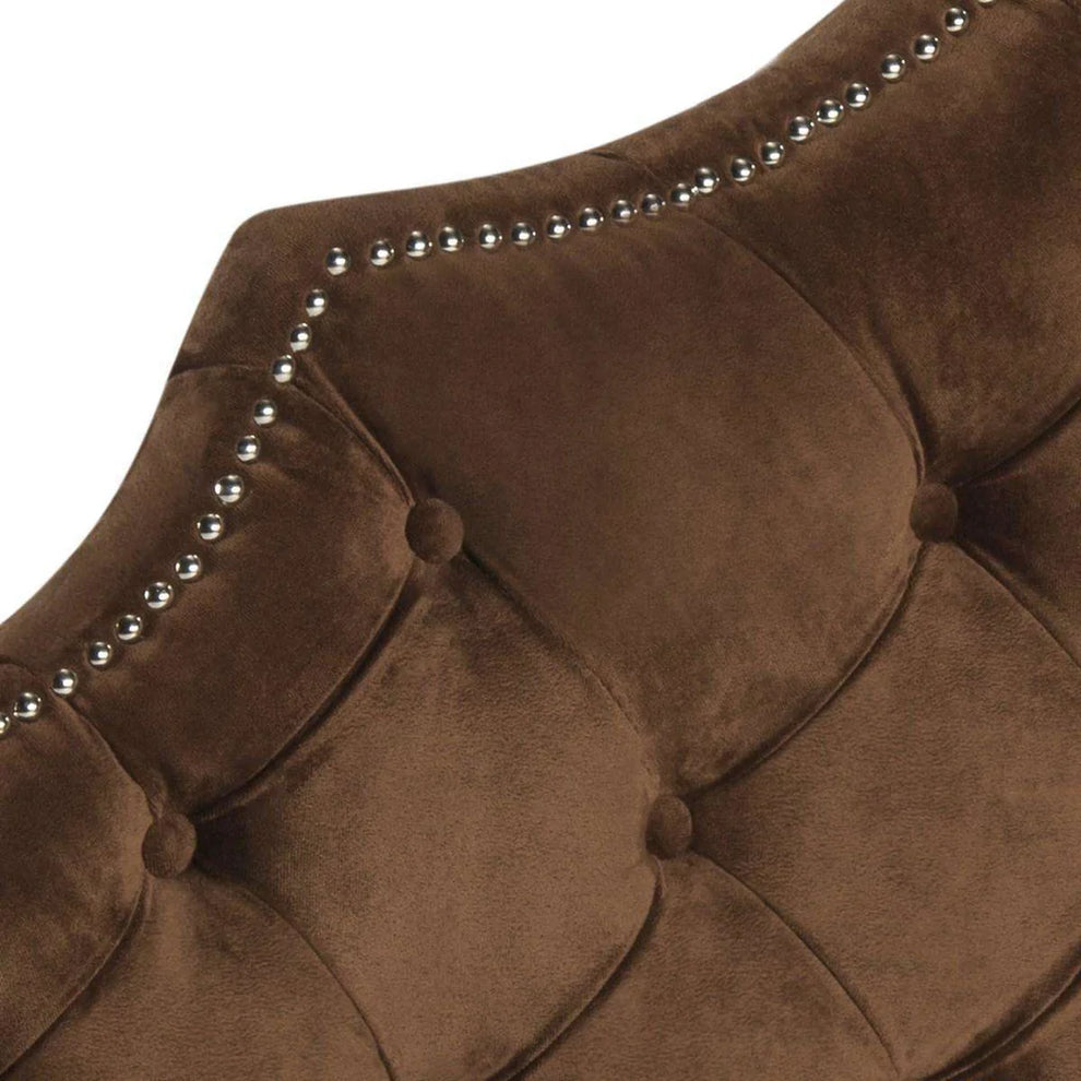 Safavieh Arebelle Queen Headboard Queen Size - Chocolate | Headboards | Modishstore - 2