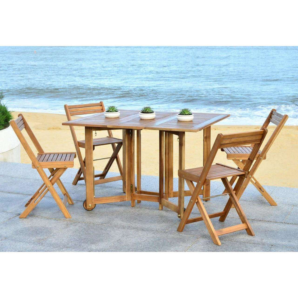 Safavieh Arvin Table And 4 Chairs | Outdoor Dining Sets |  Modishstore  - 7
