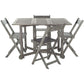 Safavieh Arvin Table And 4 Chairs | Outdoor Dining Sets |  Modishstore  - 11