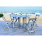 Safavieh Arvin Table And 4 Chairs | Outdoor Dining Sets |  Modishstore  - 9