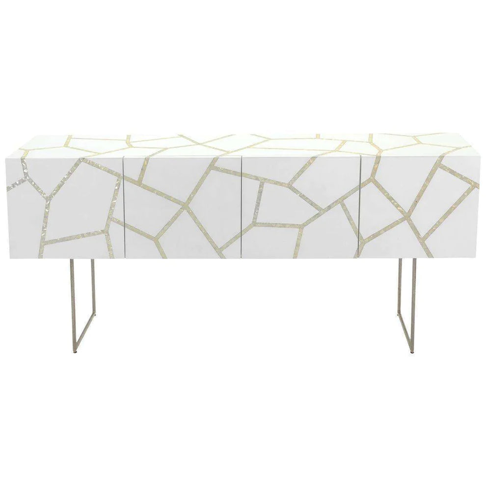 Safavieh Ashley Buffet - White | Cabinets | Modishstore - 5
