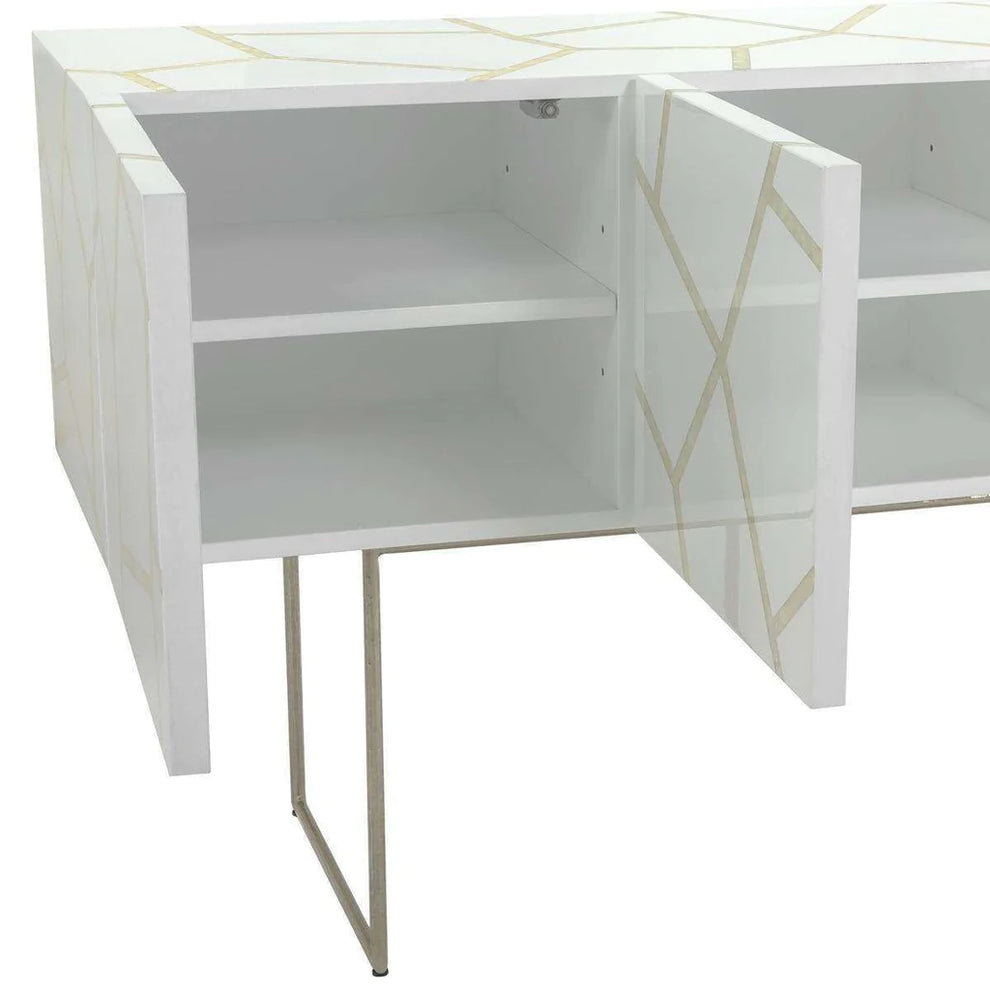 Safavieh Ashley Buffet - White | Cabinets | Modishstore - 6