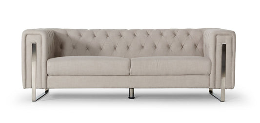 Divani Casa Salvia - Modern Beige Sofa | Modishstore | Sofas