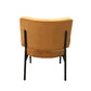 Modrest Sami - Modern Orange Velvet Accent Chair-5