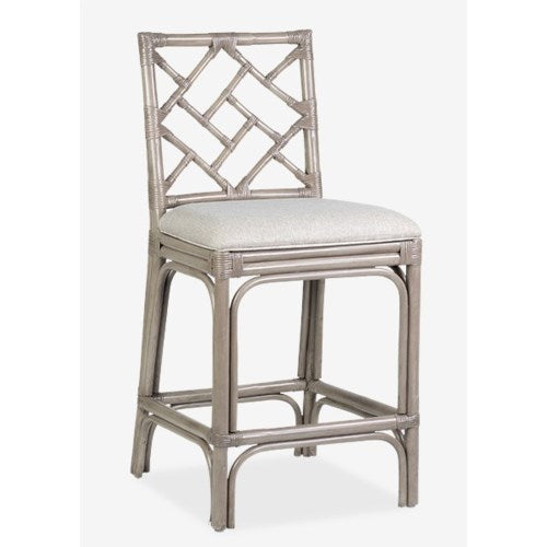 Hampton Chippendale Rattan Counter Stool by Jeffan | Counter Stools | Modishstore - 7
