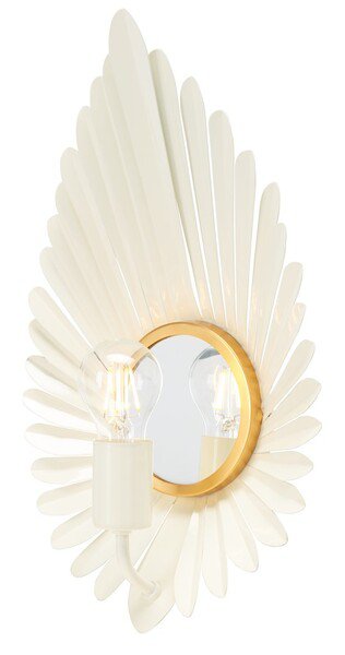 Safavieh Lorynn Wall Sconce Set Of 2 - Ivory | Sconces | Modishstore - 2