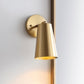 Safavieh Leonardo Wall Sconce - Brass Gold | Sconces | Modishstore