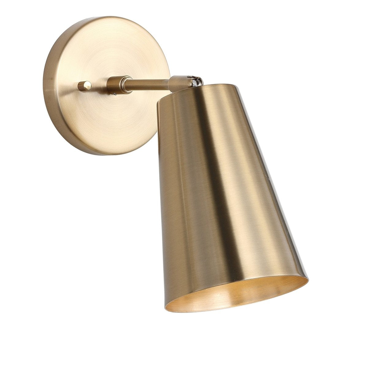 Safavieh Leonardo Wall Sconce - Brass Gold | Sconces | Modishstore - 3
