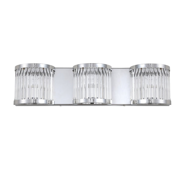 Safavieh Maverick Three Light Wall Sconce - Chrome | Sconces | Modishstore - 2
