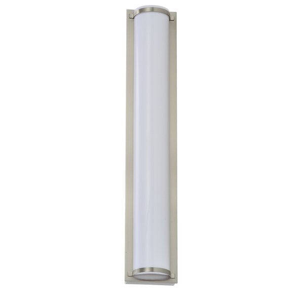 Safavieh Justice Vanity Bar Bathroom Sconce - Brush Nickel | Sconces | Modishstore - 2