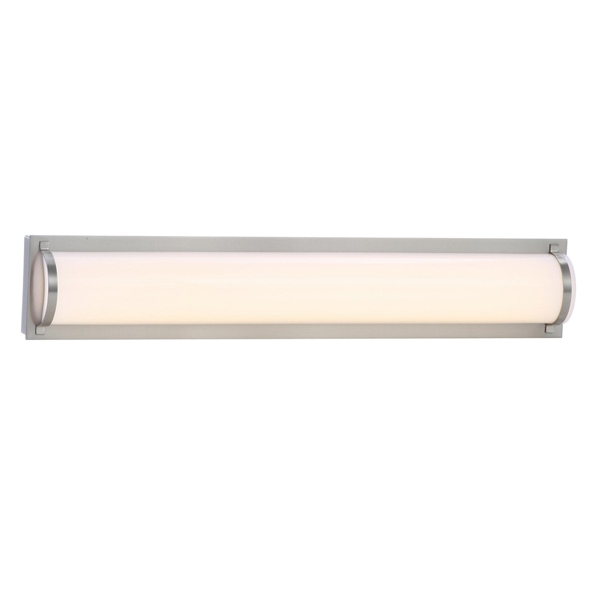 Safavieh Justice Vanity Bar Bathroom Sconce - Brush Nickel | Sconces | Modishstore - 3
