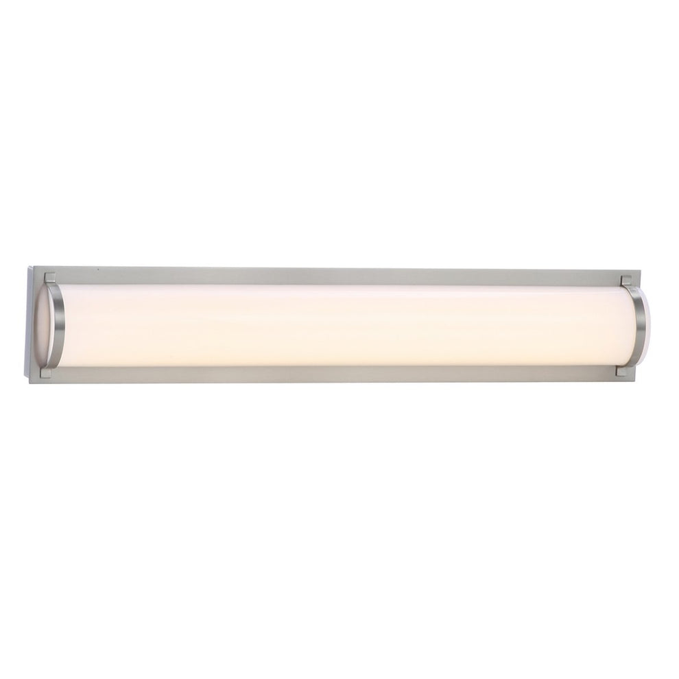 Safavieh Justice Vanity Bar Bathroom Sconce - Brush Nickel | Sconces | Modishstore - 3