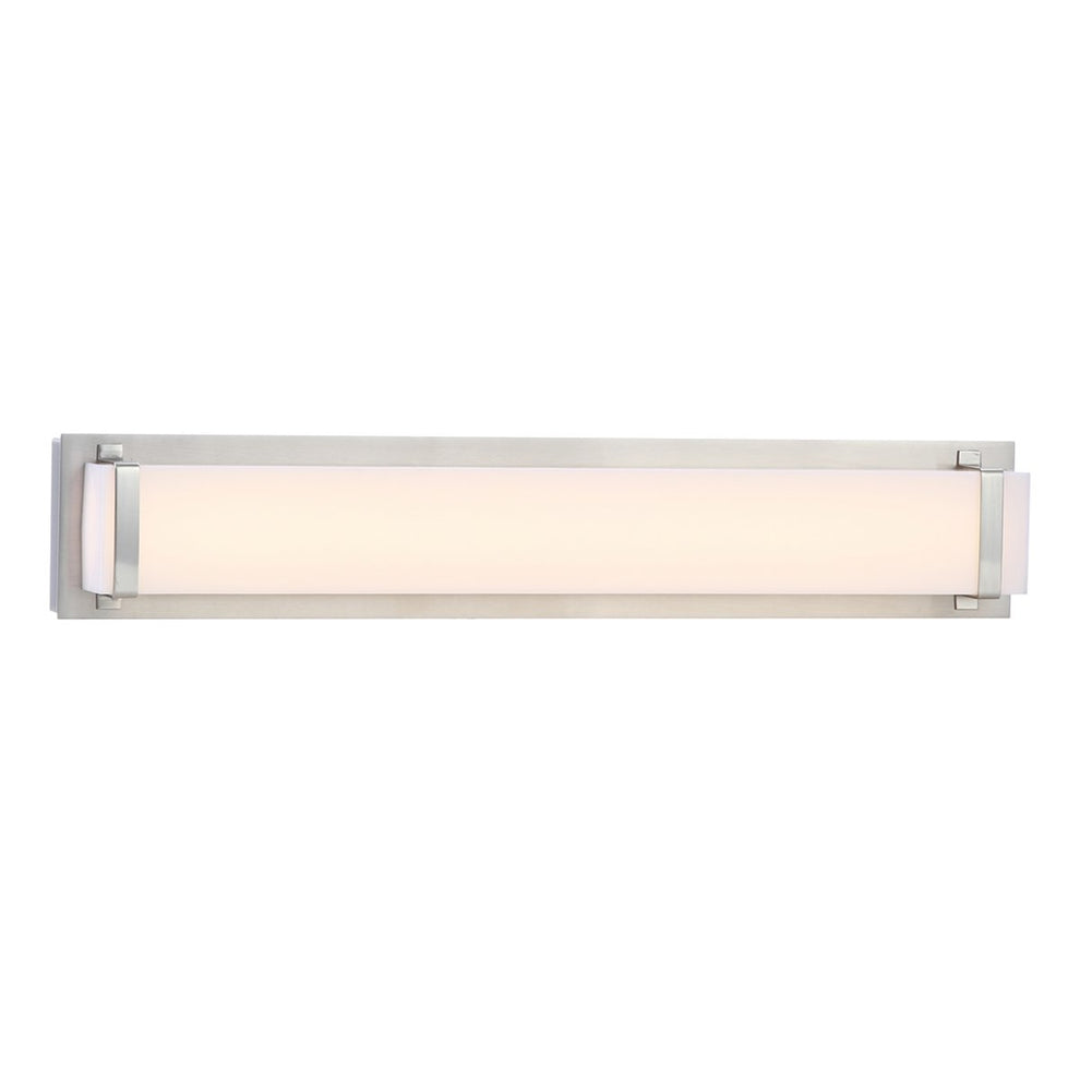 Safavieh Gannon Vanity Bar Bathroom Sconce - Brush Nickel | Sconces | Modishstore - 3
