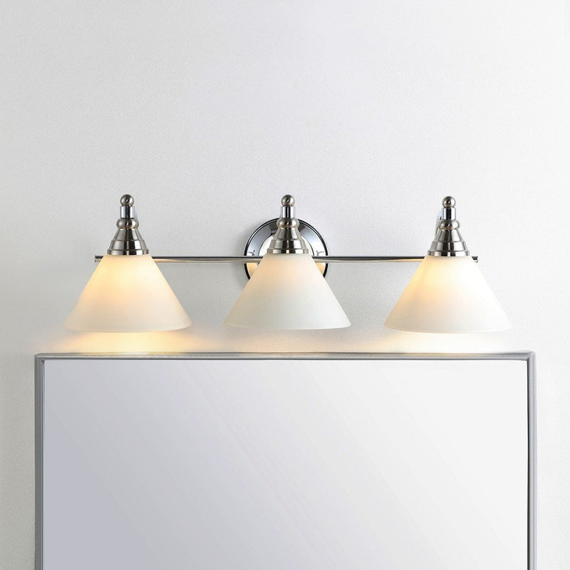 Safavieh Panya Wall Sconce - Nickel | Sconces | Modishstore