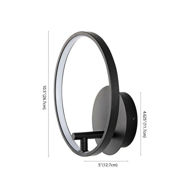 Safavieh Jolyn Wall Sconce - Matte Black | Sconces | Modishstore - 3