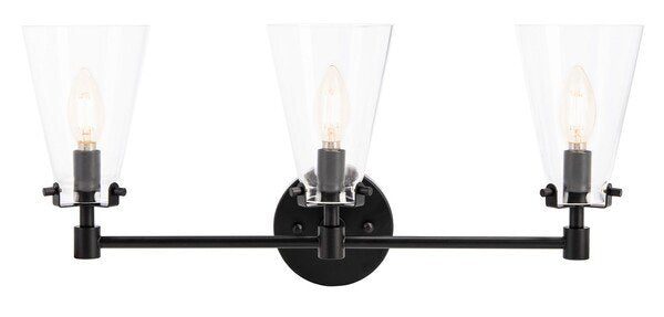 Safavieh Lonsen Vanity Sconce - Matte Black | Sconces | Modishstore - 2