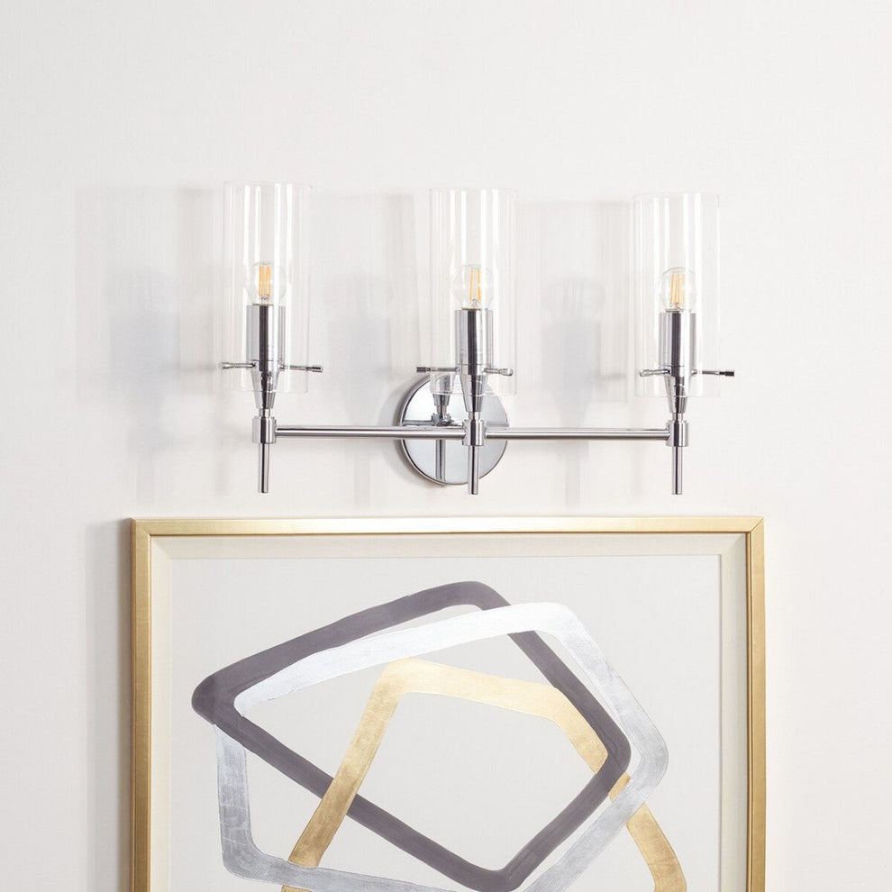 Safavieh Norala Vanity Sconce - Chrome | Sconces | Modishstore - 3