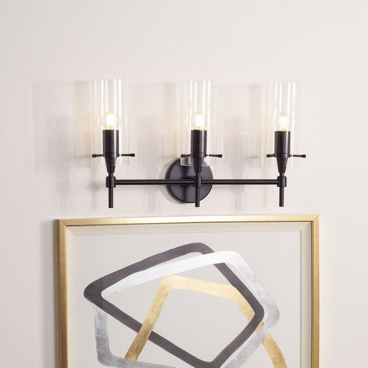 Safavieh Norala Vanity Sconce - Matte Black | Sconces | Modishstore