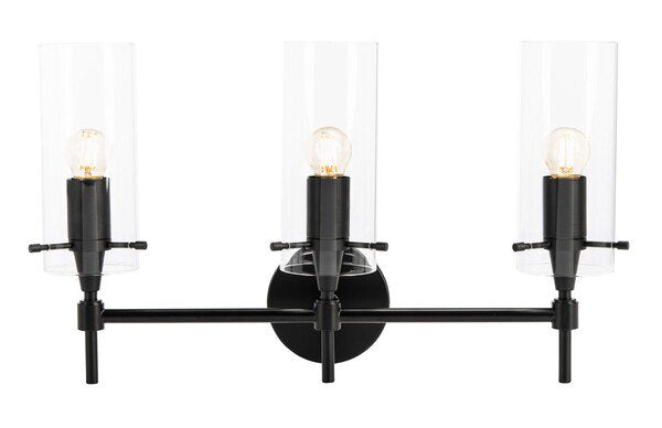Safavieh Norala Vanity Sconce - Matte Black | Sconces | Modishstore - 2