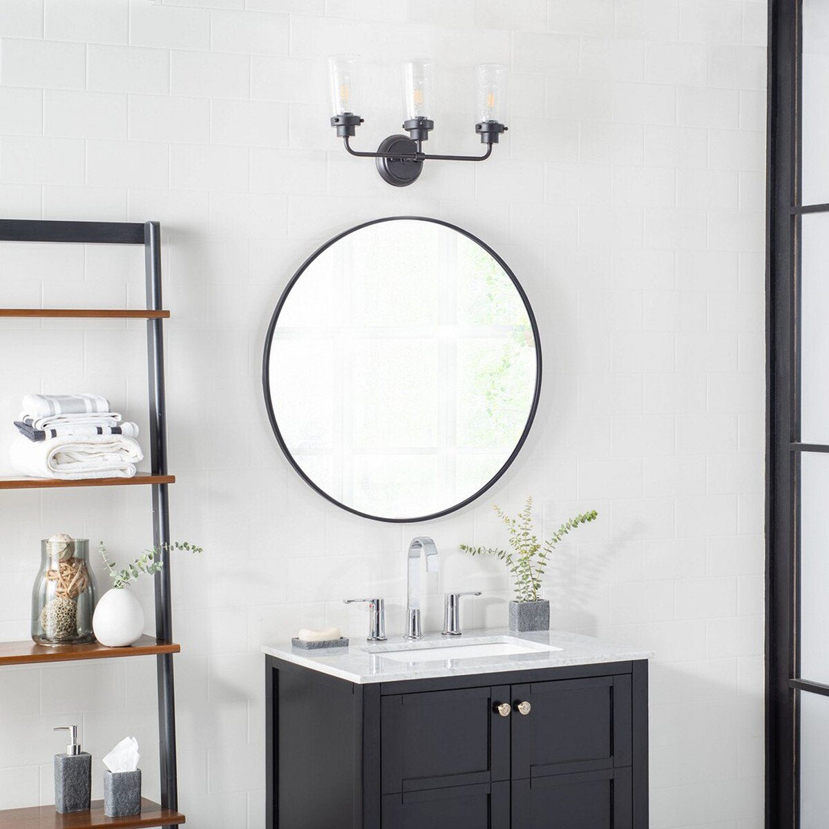 Safavieh Derser Vanity Sconce - Oil Rubbed Bronze | Sconces | Modishstore
