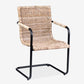 Soho Arm Chair - Rattan/Iron Grey Set of 2 by Jeffan | Armchairs | Modishstore - 8