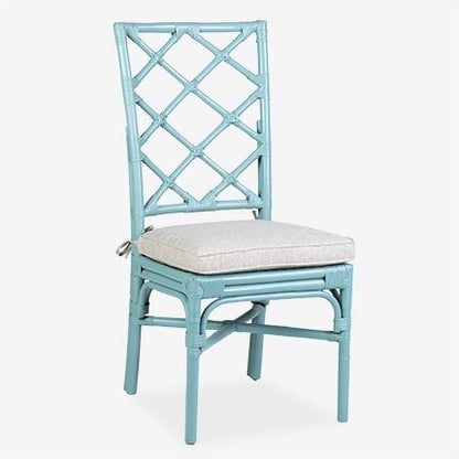 Pembroke Rattan Side Chair With A Repeat Diamond Pattern Set of 2 by Jeffan | Side Chairs | Modishstore - 7