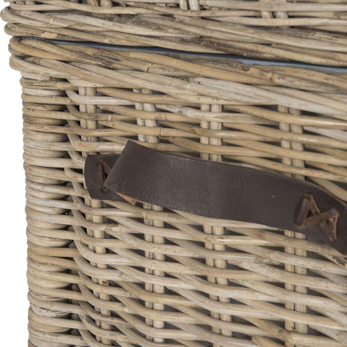 Safavieh Kacia Wicker Side Trunk - Gray |  | Modishstore - 2