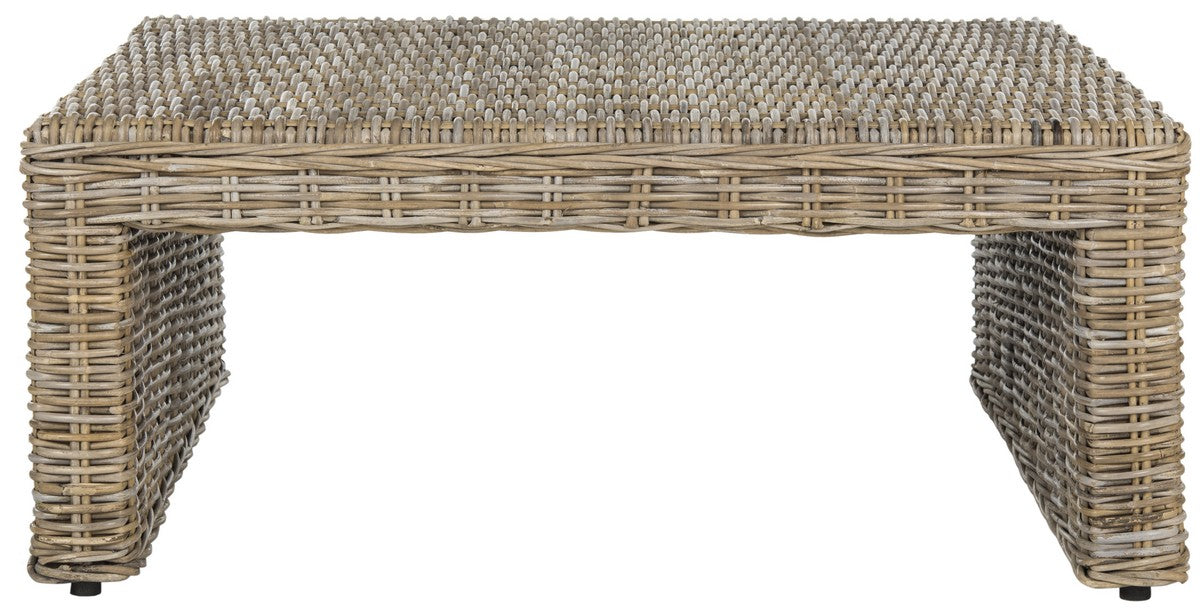 Safavieh Persis Wicker Coffee Table | Coffee Tables | Modishstore - 1