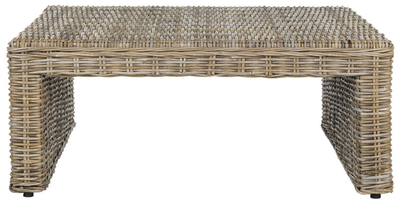 Safavieh Persis Wicker Coffee Table | Coffee Tables | Modishstore - 1