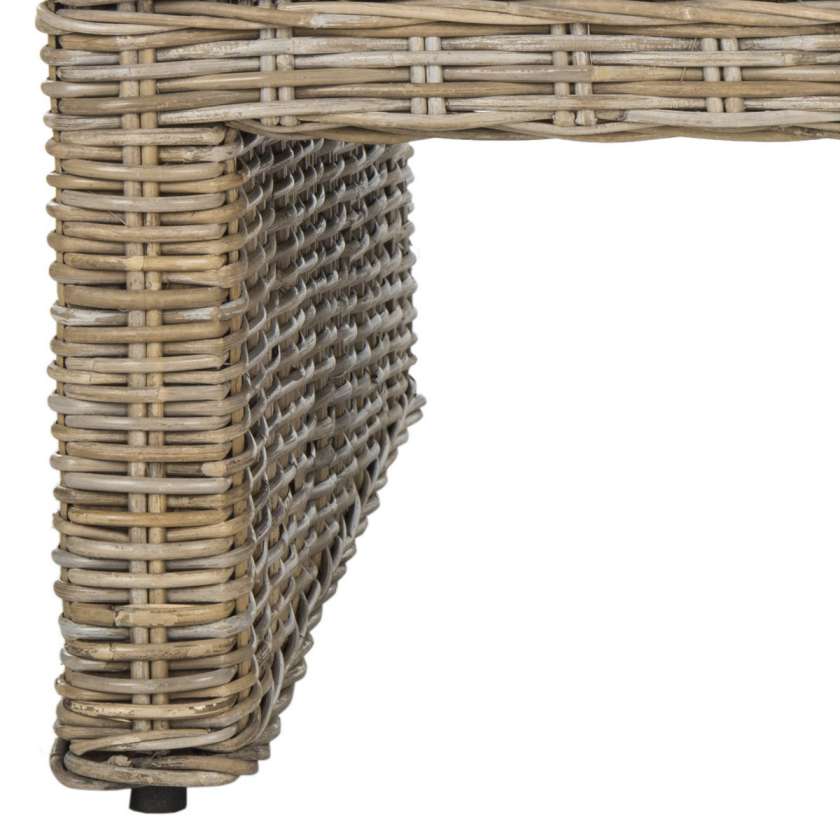 Safavieh Persis Wicker Coffee Table | Coffee Tables | Modishstore - 4