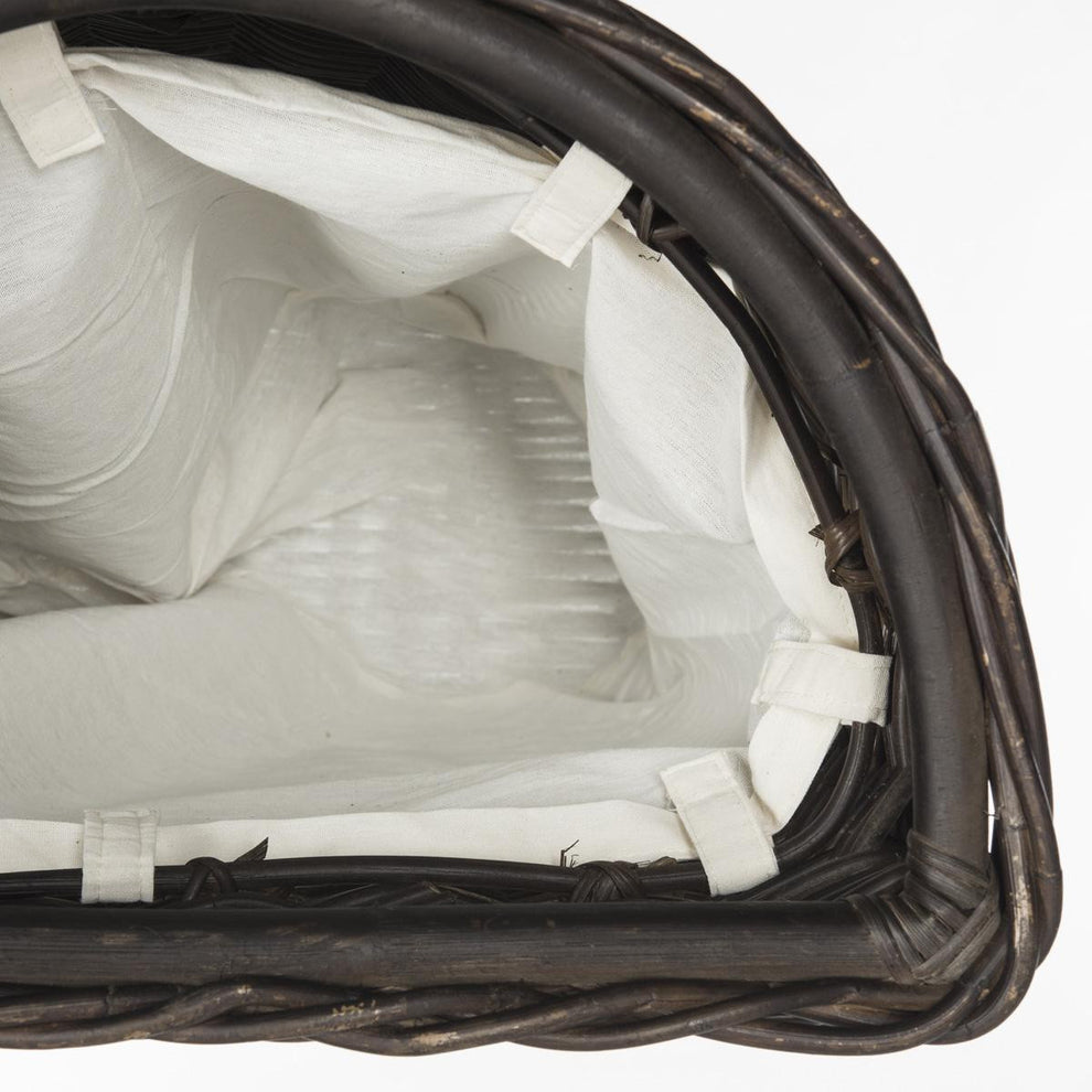 Safavieh Manzu Wicker Hamper | Bins, Baskets & Buckets | Modishstore - 2