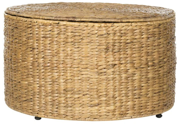 Safavieh Jesse Wicker Storage Coffee Table - Natural | Coffee Tables | Modishstore - 2