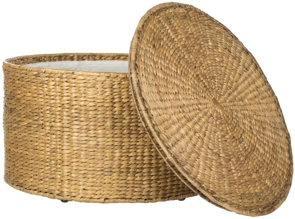 Safavieh Jesse Wicker Storage Coffee Table - Natural | Coffee Tables | Modishstore - 3