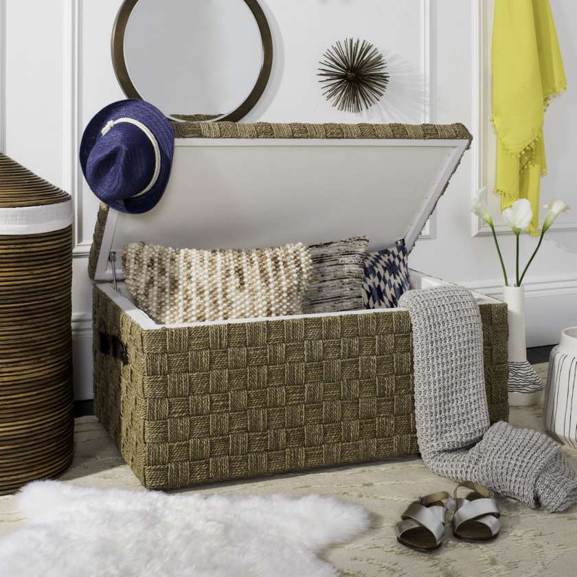 Safavieh Ashban Trunk | Cabinets | Modishstore - 2
