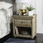 Safavieh Lagos Natural Grey Wicker Nightstand With Drawer And 8"H Storage | Nightstands | Modishstore - 2