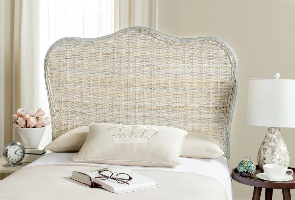Safavieh Imelda Headboard Twin Size - White Washed | Headboards | Modishstore