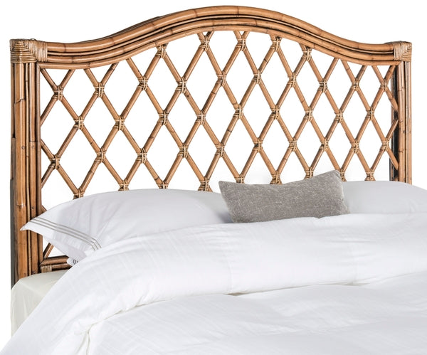 Safavieh Gabrielle Headboard Queen Size - Brown | Headboards | Modishstore - 2