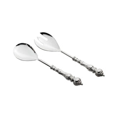 Salad Server Set with Embossed Silver Plated ELK Lifestyle