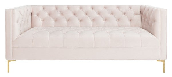 Safavieh Vydia Tufted Sofa - Blush | Sofas | Modishstore - 2