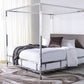 Safavieh Dorothy Acrylic Canopy Bed - Silver | Beds | Modishstore