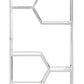 Safavieh Benoit Chrome Bookcase | Bookcases | Modishstore - 5
