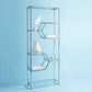 Safavieh Benoit Chrome Bookcase | Bookcases | Modishstore