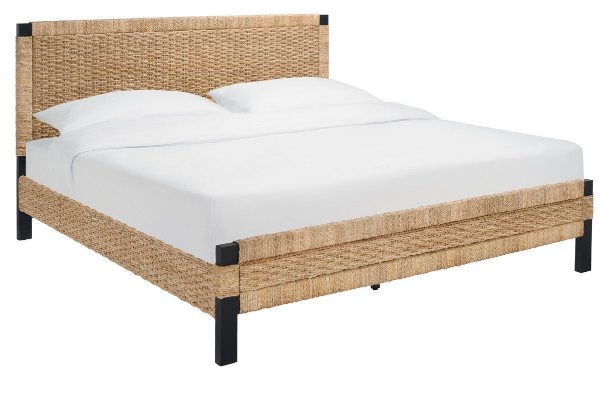 Safavieh Galen Woven Banana Stem Bed | Beds | Modishstore - 3