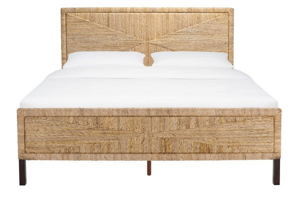 Safavieh Willa Woven Banana Stem Bed | Beds | Modishstore - 2
