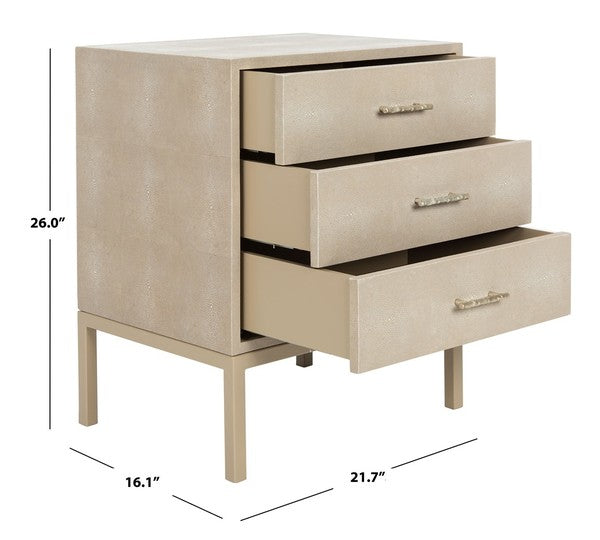 Safavieh Camden Nightstand - Natural | Nightstands | Modishstore - 5