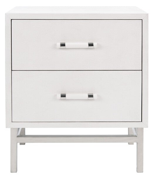 Safavieh Ranger Faux Shagreen Nightstan | Nightstands | Modishstore - 7