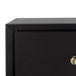 Safavieh Madden Retro Dresser - Black and Brass | Dressers | Modishstore - 4
