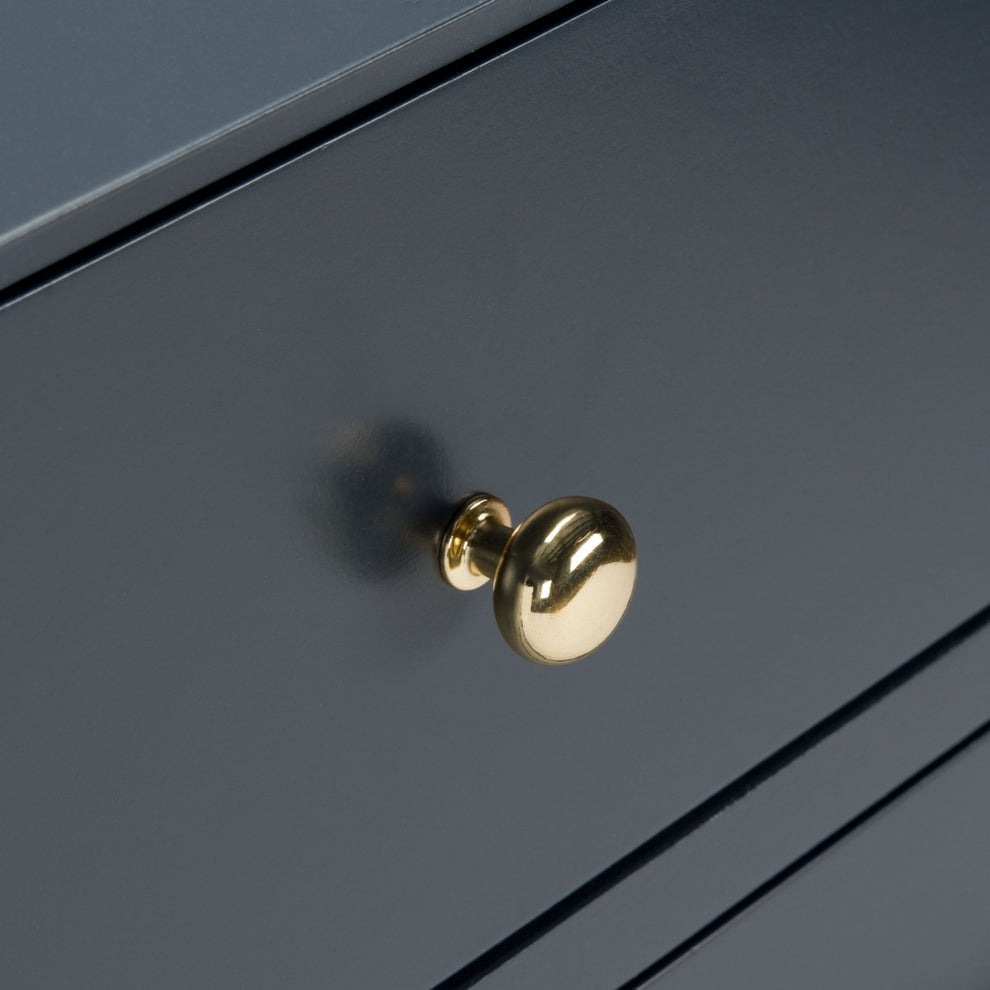 Safavieh Madden Retro Dresser - Navy and Brass | Dressers | Modishstore - 4