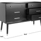 Safavieh Madden Retro Dresser - Black and Silver | Dressers | Modishstore - 3